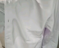 南極人（Nanjiren）襯衫男白加絨長(cháng)袖免燙襯衣商務(wù)正裝修身韓版男士保暖襯衣秋冬男 曬單實(shí)拍圖