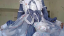 唐努烏（Tang Nu wu）洛麗塔裙子夢(mèng)境少女op學(xué)生lolita可愛熊兔日常連衣裙禮物 紺色OP S【65-90斤】 曬單實(shí)拍圖
