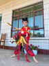哪吒衣服兒童西游記哪咤大戰(zhàn)紅孩兒演出服裝鬧海幼兒園舞蹈表演 馬甲+褲子加贈(zèng)品 150 曬單實(shí)拍圖