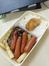 特百惠（Tupperware）輕食帶勺子冷餐外帶便攜分隔密封露營野餐便當飯餐盒650ML隨機色 曬單實拍圖