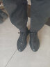 戈耐新款休閑皮鞋男士真皮運動(dòng)鞋男板鞋秋冬季保暖鞋子男鞋內增高潮鞋 黑色【隱形內增高】 耐磨軟底 44 (270mm) 曬單實(shí)拍圖