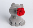 Cat&Rose永生花貓咪禮盒生日禮物送女友閨蜜七夕情人節(jié)表白玫瑰花真花擺件 曬單實拍圖