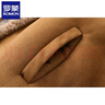 羅蒙（ROMON）鹿皮絨羊羔毛外套女加厚秋冬新款小香風(fēng)皮毛一體短款加絨夾克外套 咖色   M (體重建議90-118斤左右) 曬單實(shí)拍圖