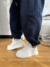 海瀾之家鞋子男鞋春季透氣板鞋新款高端小白鞋防滑百搭休閑鞋平底增高鞋男 白色 43 曬單實(shí)拍圖