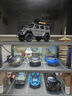 卡威1:24仿真停車場車庫場景模型亞克力車模展示盒汽車收納擺件帶燈 星爸爸停車場【不含車】 曬單實拍圖