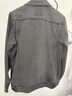皮爾卡丹【簡(jiǎn)約寬松】男士夾克夏季舒適牛仔外套長(cháng)袖上衣煙灰色L碼 曬單實(shí)拍圖