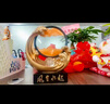 赟婭風(fēng)生水起流沙畫沙漏擺件創(chuàng)意客廳玄關(guān)電視柜家居高檔裝飾喬遷禮物 風(fēng)生水起流沙畫-金色【含禮盒】 曬單實(shí)拍圖