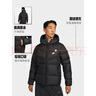 耐克（NIKE）官方STORM-FIT男子防風(fēng)拒水輕盈保暖羽絨連帽夾克DV1132 010黑/黑/帆白 M 曬單實(shí)拍圖