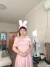 塞德勒（SAIDELE）晚禮服女高端粉色小個(gè)子法式小眾訂婚連衣裙伴娘服平時(shí)可穿畢業(yè) 豆沙粉 XXL (建議126-135斤) 曬單實(shí)拍圖