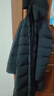 坦博爾鵝絨服女中長(cháng)款連帽收腰加厚保暖黑金羽絨服550790D 能量黑 170  曬單實(shí)拍圖