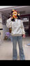 優(yōu)優(yōu)1點(diǎn)（Yoyo one）女童衛(wèi)衣套裝春秋款2025新款兒童新中式大童牛仔褲兩件套 4907米色13131藍(lán)色【套裝】 150cm 曬單實(shí)拍圖