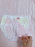 浪莎（LangSha）純棉內(nèi)褲女a(chǎn)類全棉抗菌小仙女生中腰無痕寬邊包臀三角短褲頭 淺綠+蝦粉+藍色+膚色 主圖裝 4條 M 75-95斤 曬單實拍圖