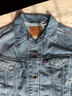 Levi's【商場同款】李維斯女士時尚短款牛仔夾克A9155 牛仔藍 L 曬單實拍圖