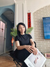 有棵樹(shù)短袖打底衫女白色春夏莫代爾50S舒適透氣涼感百搭修身上衣女士T恤 曬單實(shí)拍圖