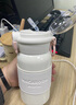 簡約便攜保溫杯 星球雙飲保溫杯316不銹鋼吸管杯女2024新款高顏值 白色-500ml 316不銹鋼+雙飲口 曬單實拍圖