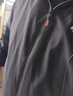 羅蒙（ROMON）夾克男士外套春秋潮流商務(wù)休閑上衣連帽百搭男裝MK53黑色加絨5XL 曬單實(shí)拍圖