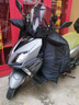 音羽適用于豪爵鈴木雅馬哈125踏板摩托車(chē)擋風(fēng)被四季雙面防水防風(fēng)罩 冬季巨厚[黑色]加絨護側 曬單實(shí)拍圖