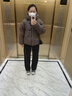 坦博爾兒童羽絨服男童女童泡芙款中大童面包服外套TCF530311Z 橡木棕 165 曬單實拍圖