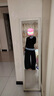 UNIFREE假兩件長(zhǎng)袖T恤女法式荷葉邊撞色純欲修身顯瘦內(nèi)搭復(fù)古上衣 黑色 M 曬單實(shí)拍圖