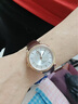 天梭TISSOT瑞士手表女劉亦菲同款小藍針卡森臻我全自動(dòng)機械 T122.207.36.031.00間金皮帶 曬單實(shí)拍圖