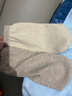 莫代爾兒童睡眠襪秋冬睡覺專用襪子男女德絨護(hù)腳襪套羊毛蠶絲地板保暖襪 【兒童款】卡其 1雙 均碼 成人款35-44碼/兒童款26-34碼 曬單實(shí)拍圖