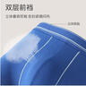 舒雅（Schiesser）男士精梳棉Becover系列中腰平角內(nèi)褲【混色4條裝】E5/20084T 純藍(lán)+深藍(lán)+深灰+淺灰 4條 L 曬單實(shí)拍圖
