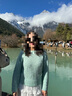 范思藍恩亮片花式紗毛針織衫女冬季2024新款內搭外穿長(cháng)袖套頭毛衣 薄荷綠 L 曬單實(shí)拍圖