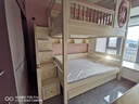 優(yōu)想上下床子母床高低床雙層床兒童床家具上下鋪母子床加高護(hù)欄女孩床 上下床+梯柜 1350mm*1930mm 曬單實(shí)拍圖