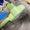 除毛梳貓毛貓咪狗狗梳子開(kāi)結去浮毛神器寵物自潔梳排梳長(cháng)毛按摩 升級款鋼齒梳-黃【祛毛按摩 】 曬單實(shí)拍圖