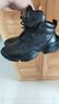 希慕馳（XIMUCHI）品牌厚底老爹鞋男秋冬季新款馬丁靴高幫皮鞋子男商務(wù)短靴增高男鞋 黑色 41 標準皮鞋尺碼 曬單實(shí)拍圖