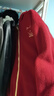 俞兆林 正反兩穿開(kāi)衫紅色外套衛衣女加絨加厚秋冬新款韓版寬松外套 酒紅+卡其_正反兩穿_ 加絨 L _【建議115-150斤】 曬單實(shí)拍圖