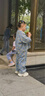 漢唐貝貝女童牛仔套裝洋氣時(shí)髦春裝兒童休閑滿(mǎn)印小花兩件套女孩外套牛仔褲 藍(lán)色 100 (建議90-98cm 2-3周歲） 曬單實(shí)拍圖