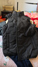 回力羊羔絨馬甲冬季保暖背心坎肩加絨男士防風(fēng)馬夾無(wú)袖棉襖黑色3XL 曬單實(shí)拍圖