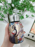 喜具杯保溫杯復(fù)古國風(fēng)金孔雀水杯便攜創(chuàng)意304高顏值口袋保溫保冰隨手杯 3D印花小胖丁復(fù)古金孔雀 300ml 杯子 曬單實(shí)拍圖