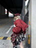 BJHG不計(jì)后果美式貼貼短款羽絨服男女款90白鴨絨冬季新款潮牌PU皮外套 莎醬紅 S 曬單實(shí)拍圖