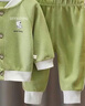 G.DUCKKIDS嬰幼兒春秋裝外出男童純棉外套裝女寶寶春秋季衣服9兒童0一6個(gè)月3 字母熊開(kāi)衫套裝-綠色 110 cm(110cm) 曬單實(shí)拍圖