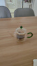正揚玻璃茶壺耐熱煮茶壺溫茶壺高硼硅功夫茶具帶過(guò)濾花茶紅茶綠茶泡茶 玻璃茶壺—（綠把）  250ml 曬單實(shí)拍圖