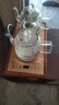 茶皇子（CHAHUANGZI）全自動(dòng)上水電熱燒水壺煮茶一體機(jī)茶可嵌入式茶桌茶具套裝 XH-Y1 1L Y1+錘紋玻璃茶具套裝 曬單實(shí)拍圖
