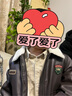 戴維貝拉（DAVE＆BELLA）男童冬裝夾克加絨小童外衣機(jī)車風(fēng)男寶寶棉服新款童裝兒童上衣外套 棕色【現(xiàn)貨】 110 cm（建議身高100-110cm） 曬單實(shí)拍圖