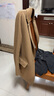 水云間純羊毛雙面毛呢外套一?？坌∥餮b女小個(gè)子西服2025秋冬新款 駝色 S 曬單實(shí)拍圖