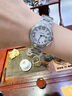 【二手99新】卡地亞（Cartier ）女表藍氣球系列石英自動(dòng)機械外圈鑲鉆情侶二手奢侈品腕表女士手表 W69010Z4鋼帶石英28.6mm 曬單實(shí)拍圖