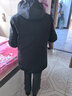 卡尼提貂皮內膽男式大衣真貂皮毛一體中長(cháng)款連帽派克服獺兔袖中年爸爸款 黑色 XL 曬單實(shí)拍圖