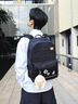 Gmt for kids書包初高中生男女生大容量雙肩包輕便護脊書包高顏值背包7-12年級 【初高中生】宇宙黑 28L 曬單實拍圖