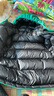 保姆鵝 兒童羽絨服寶寶雙面羽絨服加厚小童短款耐污羽絨外套 高爾夫綠 100 曬單實拍圖