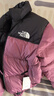 The North Face北面1996Nuptse女款高蓬鵝絨羽絨服ICON潮牌3XEO 紫色/53I XL 曬單實(shí)拍圖