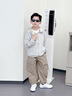 安迪杰克爾男童褲子兒童工裝褲2025春裝新款運(yùn)動(dòng)褲中大童戶外登山休閑速干褲 卡其色 140 曬單實(shí)拍圖