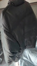PSO Brand亮面羽絨服男女潮牌簡(jiǎn)約百搭冬季白鴨絨立領(lǐng)外套 黑色 L 曬單實(shí)拍圖