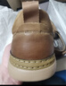 百麗工裝板鞋男25春新牛皮軟底勃肯吐司休閑皮鞋A1864AM5 黃棕 40 (250mm) 曬單實(shí)拍圖