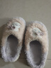 【全網(wǎng)爆款】?jì)和尥闲信ㄍ蓯?ài)秋冬季家用新款厚底保暖寶寶 西瓜紅兔子拖鞋 35-36 (內長(cháng)21CM適合9-10周歲) 曬單實(shí)拍圖