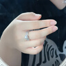 奧斯坦汀S925銀戒指女仿珍珠百搭開口鏤空尾戒情人節(jié)七夕禮物送女生友老婆 S925銀蕾絲圓珠戒指-白色 單只 曬單實拍圖